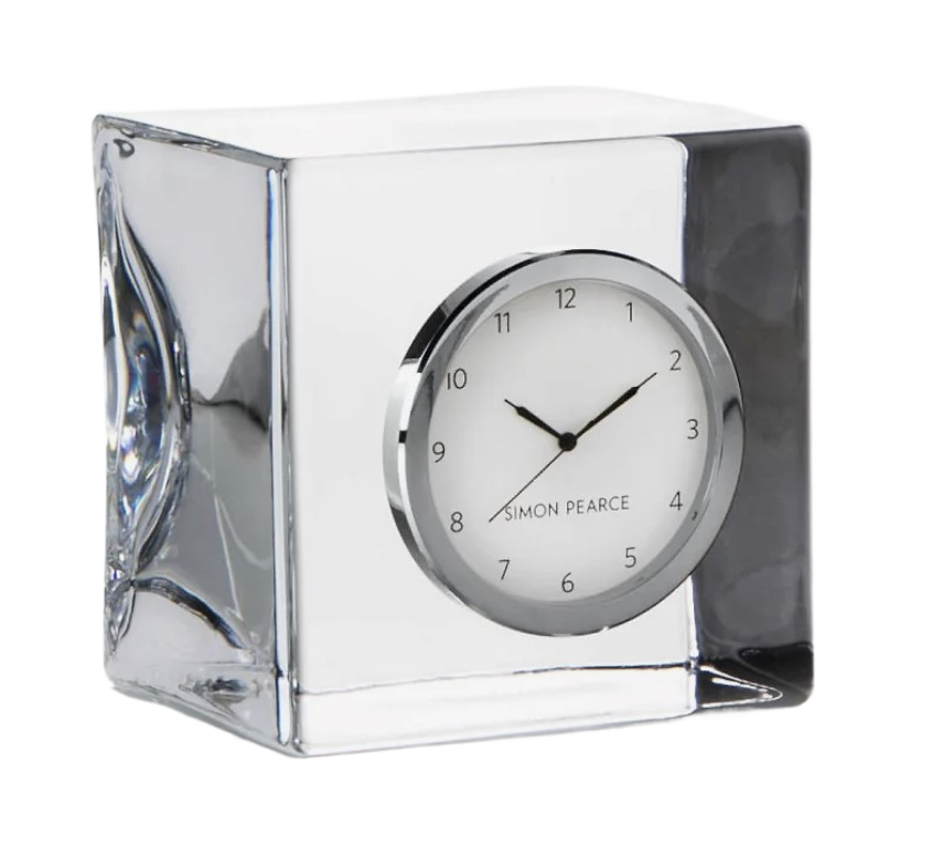 Simon Pearce Woodbury Glass Clock