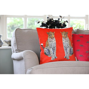 Leopard Velvet Pillow