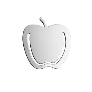 Sterling Silver Apple Bookmark