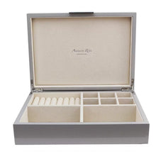 Load image into Gallery viewer, Addison Ross Chiffon Jewelry Box With Silver Trim