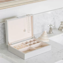 Load image into Gallery viewer, Addison Ross Chiffon Jewelry Box With Silver Trim