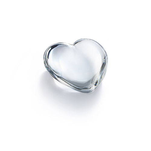 Baccarat Clear Cupid Heart