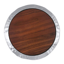 Load image into Gallery viewer, Dark Wood Shimmer Round Cheese Board