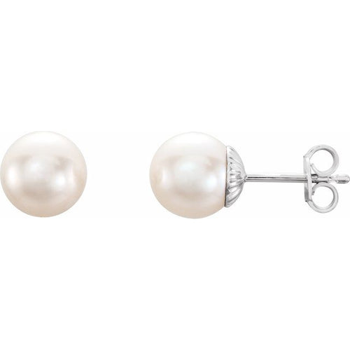 Freshwater Pearl Stud Earrings