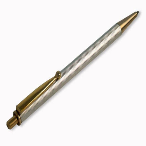 Ballpoint Sterling Silver Golden Line Pattern Pen