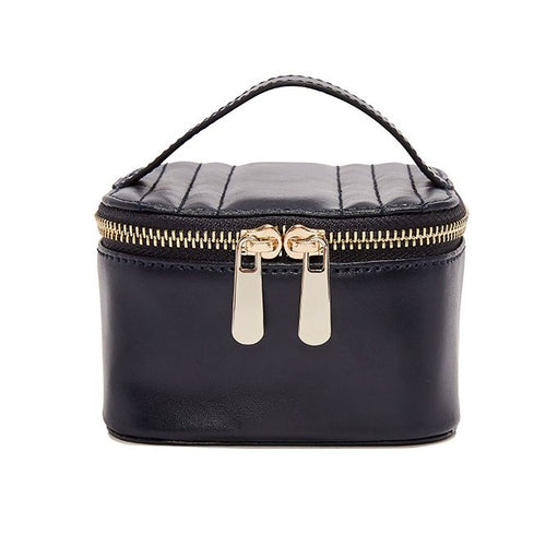 Wolf Designs Maria Zip Jewelry Cube - Navy