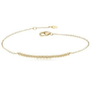 14k Gold Beaded Bracelet