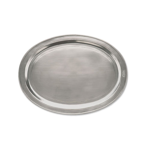 Match Medium Oval Incised Tray