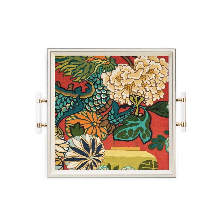 Amanda Carol Chiang Mai Dragon (Lacquer) – Square Tray
