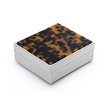 Load image into Gallery viewer, Addison Ross Tortoiseshell &amp; Silver Box