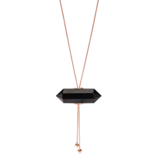 Load image into Gallery viewer, Gliding Crystal Double Point Necklace