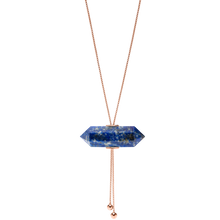 Load image into Gallery viewer, Gliding Crystal Double Point Necklace