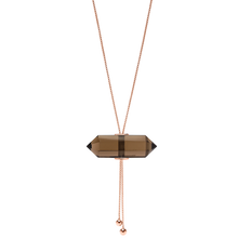 Load image into Gallery viewer, Gliding Crystal Double Point Necklace