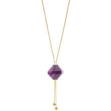 Load image into Gallery viewer, Gliding Crystal Twin Pyramid Necklace