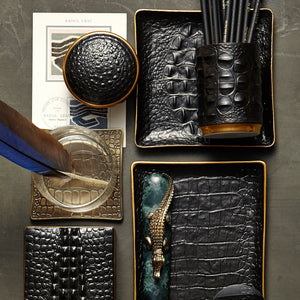 L'Objet Crocodile Square Tray