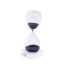 Load image into Gallery viewer, Bey-Berk Crystal Sand Timer on Crystal Base - 30 minutes and 60 minutes in various colors