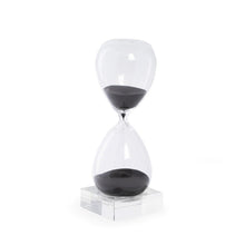 Load image into Gallery viewer, Bey-Berk Crystal Sand Timer on Crystal Base - 30 minutes and 60 minutes in various colors