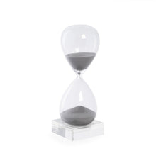Load image into Gallery viewer, Bey-Berk Crystal Sand Timer on Crystal Base - 30 minutes and 60 minutes in various colors