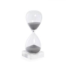 Load image into Gallery viewer, Crystal Sand Timer on Crystal Base