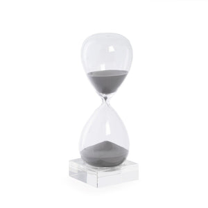 Bey-Berk Crystal Sand Timer on Crystal Base - 30 minutes and 60 minutes in various colors