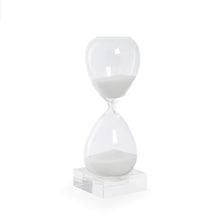 Load image into Gallery viewer, Bey-Berk Crystal Sand Timer on Crystal Base - 30 minutes and 60 minutes in various colors