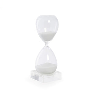 Bey-Berk Crystal Sand Timer on Crystal Base - 30 minutes and 60 minutes in various colors