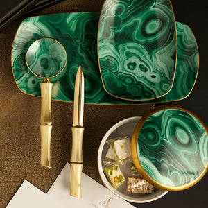 L'Objet Malachite Tray