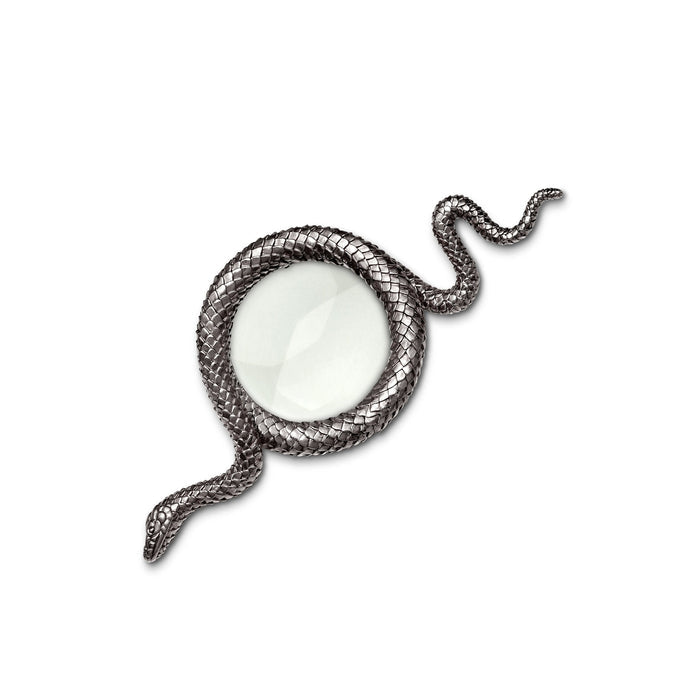 L'Objet Platinum Snake Magnifying Glass