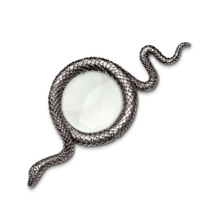 L'Objet Platinum Snake Magnifying Glass