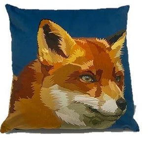 Fox Velvet Pillow