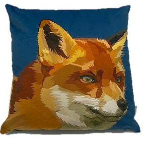 Fox Velvet Pillow