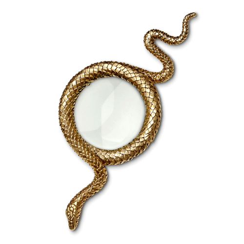 L'Objet Gold Snake Magnifying Glass