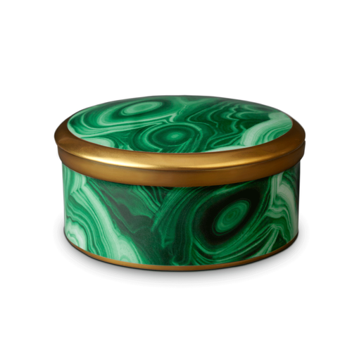 L'Objet Malachite Round Box