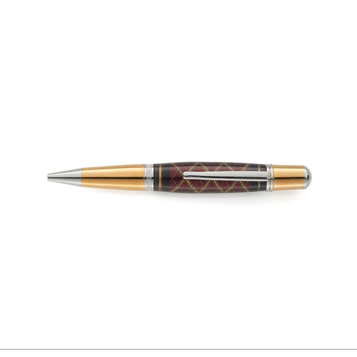 Elegant Beauty Titanium and Platinum Ballpoint Pen