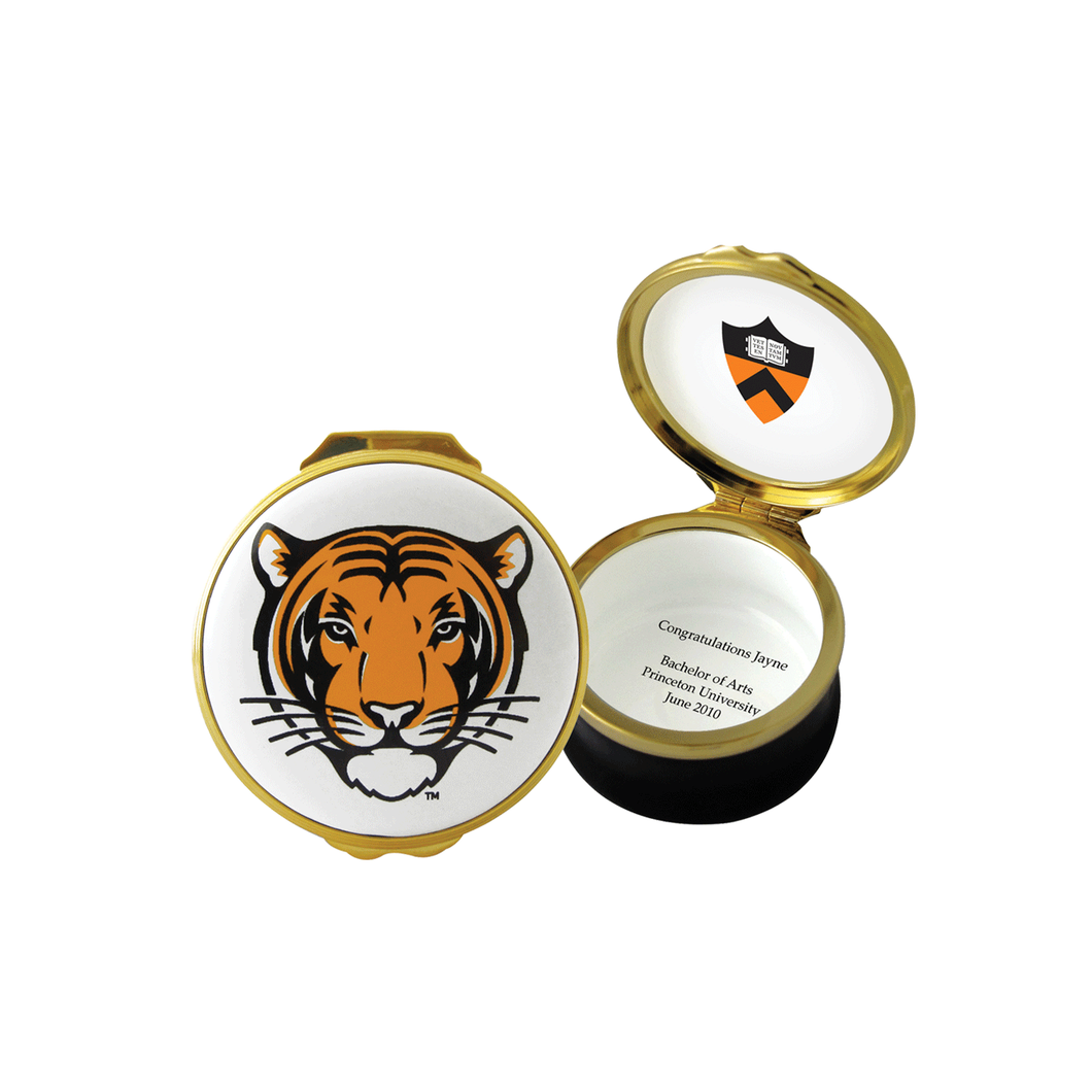 Princeton Tiger Enamel Box