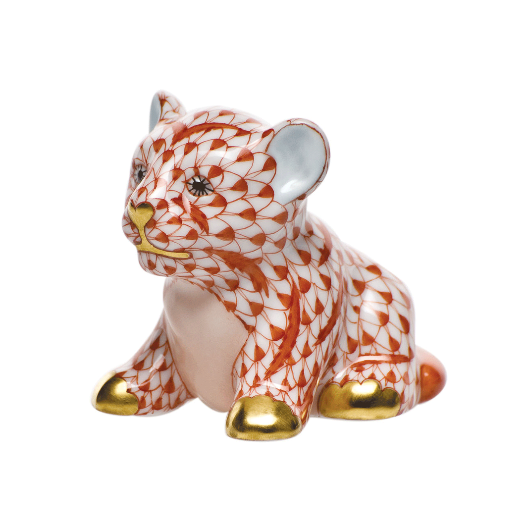 Herend Rust Little Tiger Cub