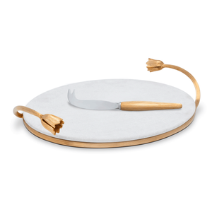 L'Objet Deco Leaves Cheese Serving Set