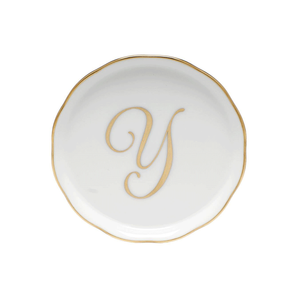 Herend Monogram Coaster - Set of 2