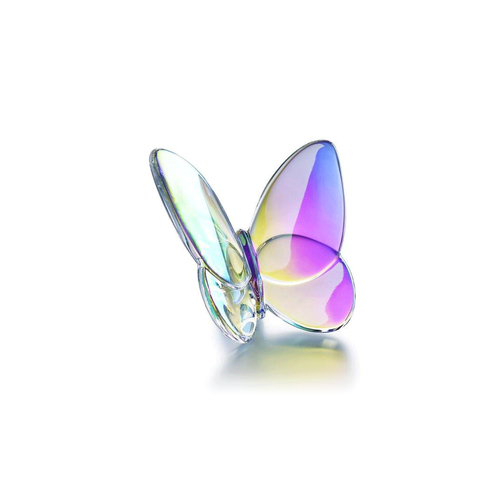 Baccarat Papillon Lucky Butterfly Iridescent Clear
