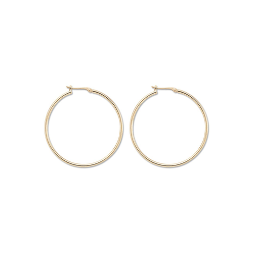 Classic 14k Yellow Gold 30mm Hoops