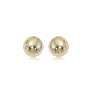 Classic 14K Yellow Gold Ball Stud Earring