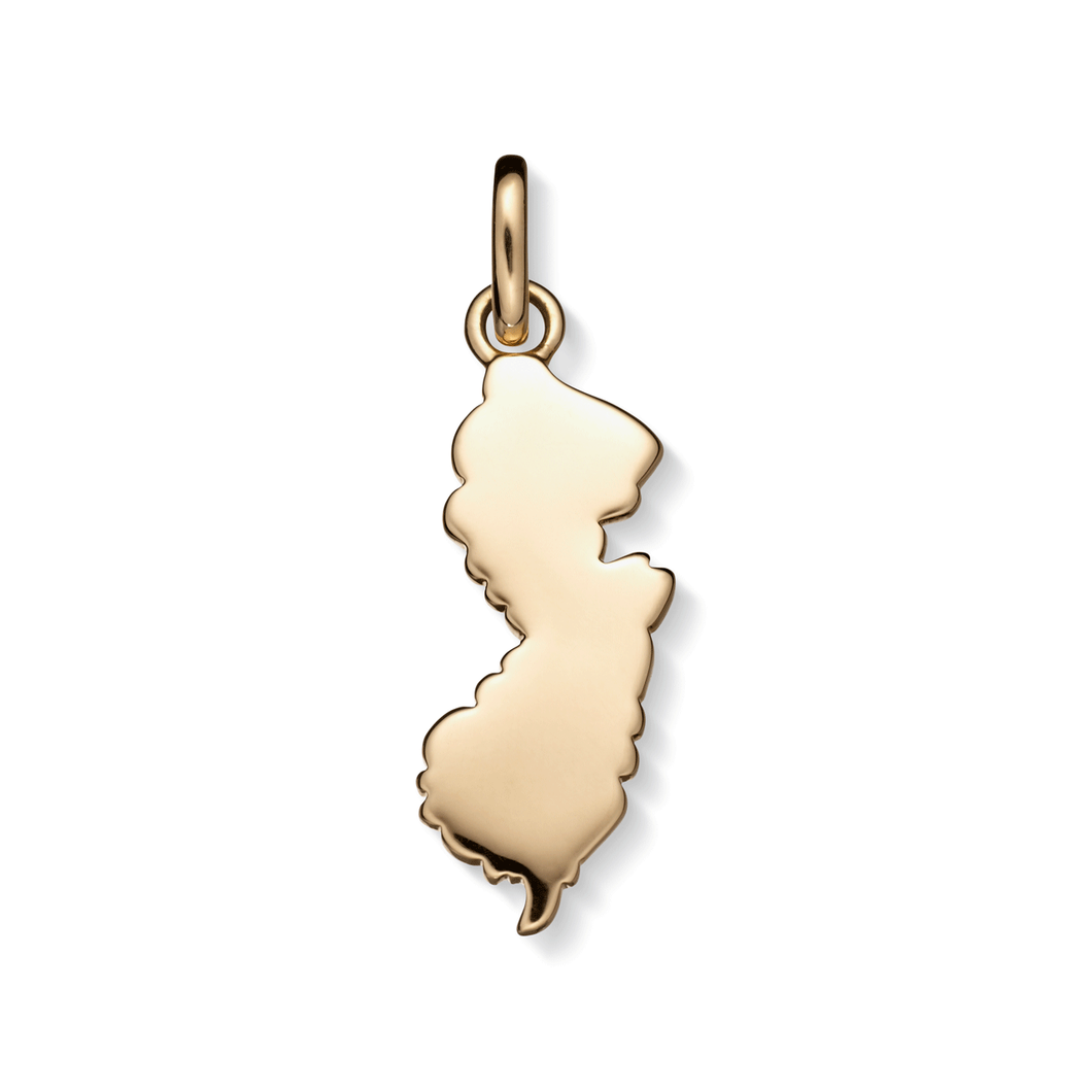Hamilton 18k Gold New Jersey State Charm
