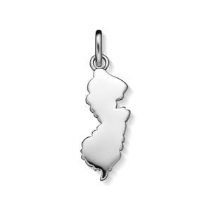 Hamilton Sterling Silver New Jersey State Charm