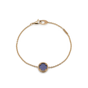 18k Gold and Lapis Bracelet