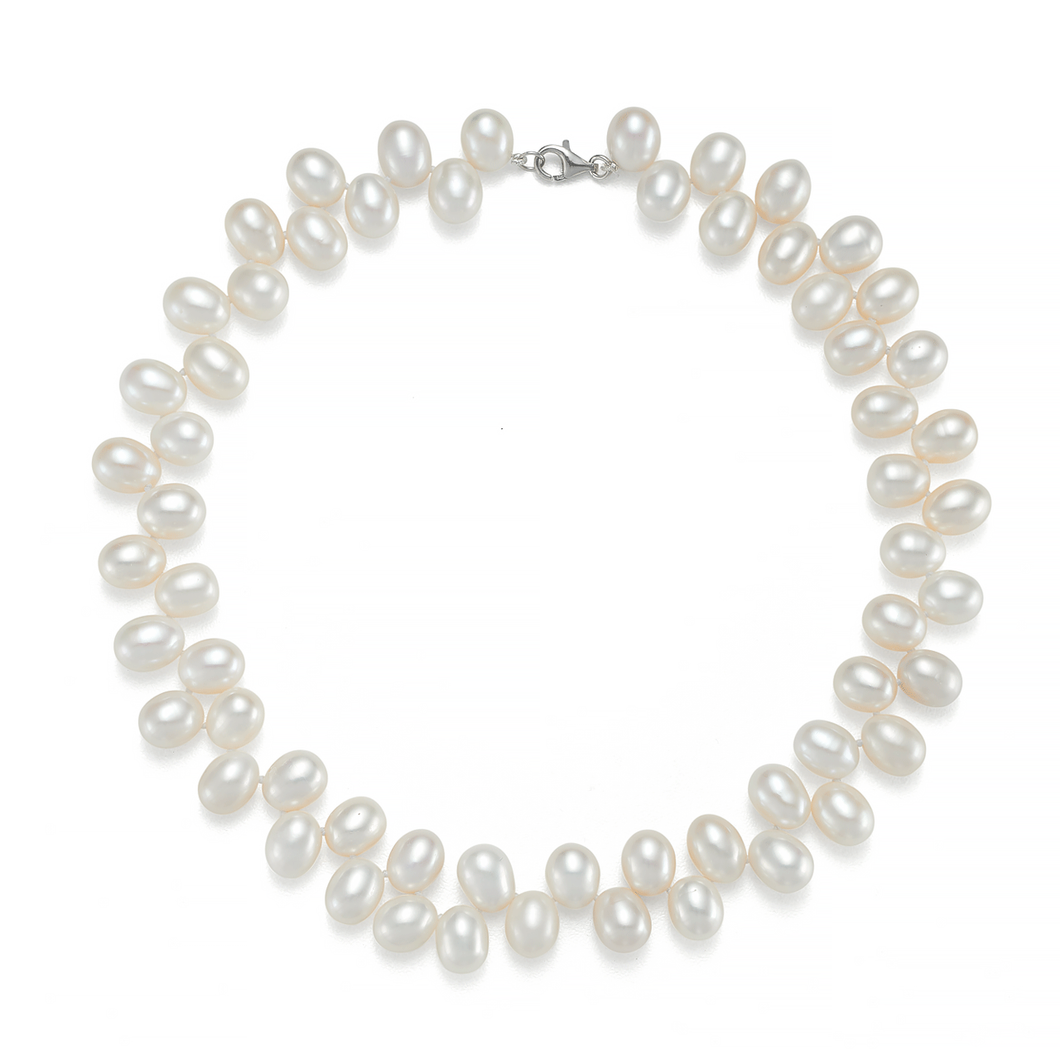 Sterling Silver and Freshwater Pearl Necklace