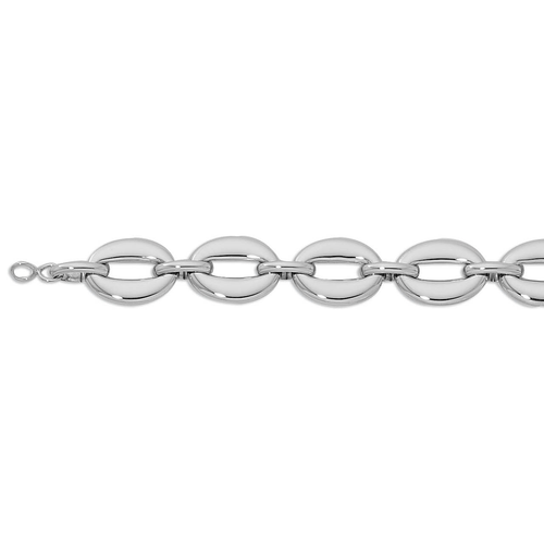 Sterling Silver Oval Link Bracelet