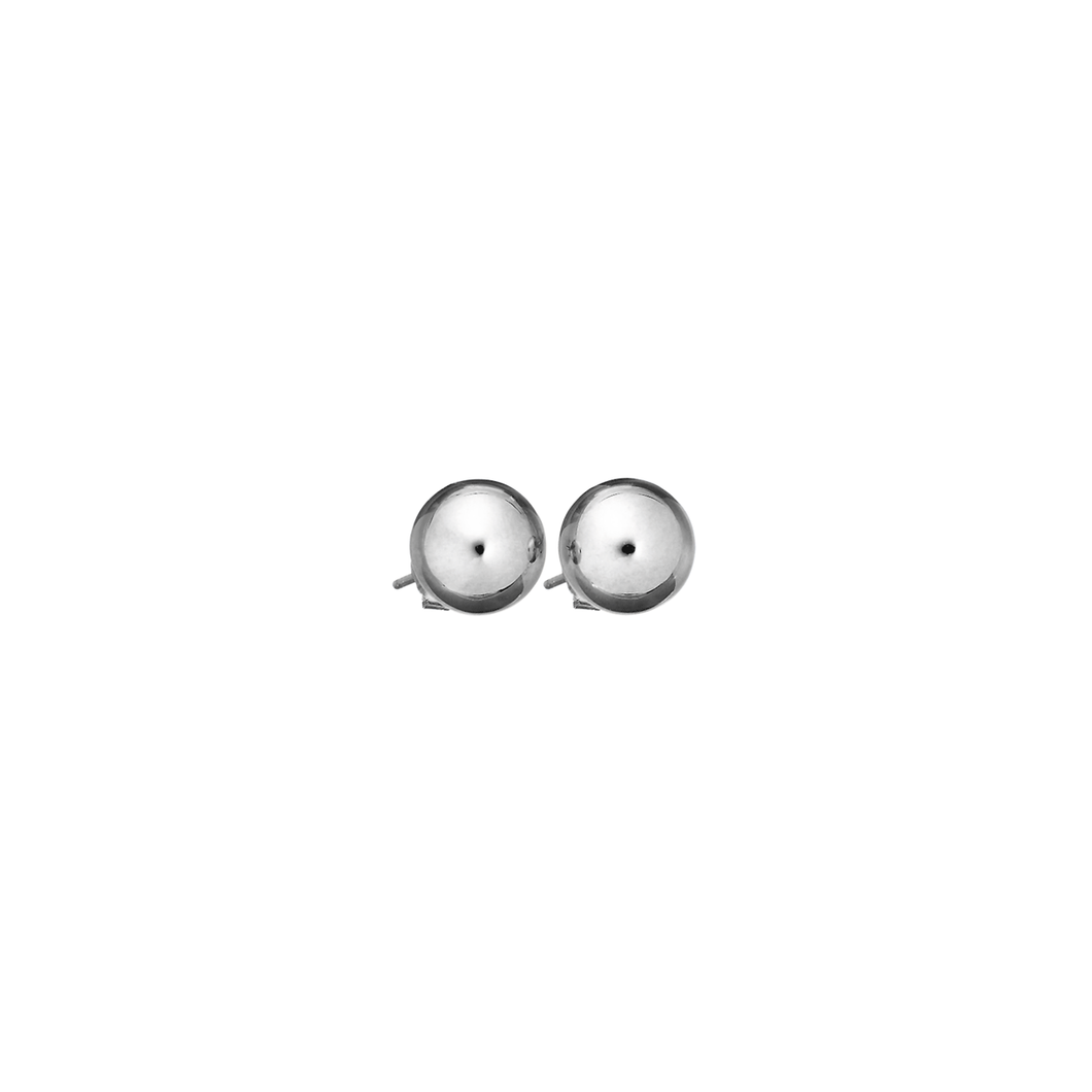 Silver Bead Earrings