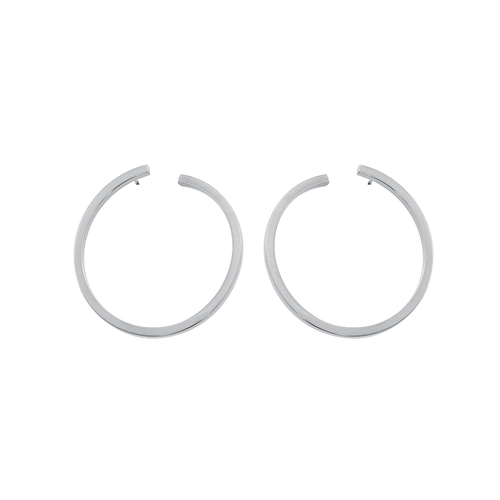 Sterling Silver 35mm Hoop Earrings