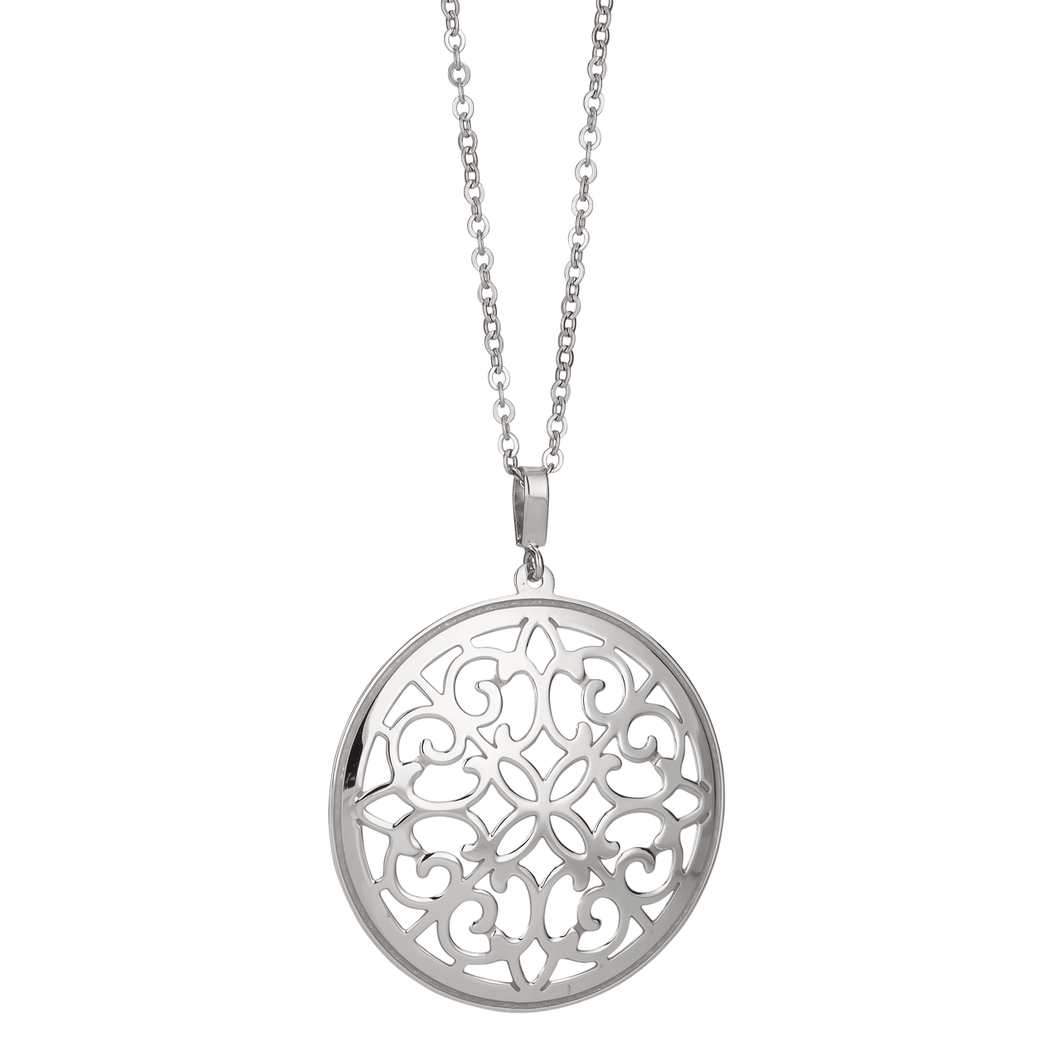 Sterling Silver Openwork Pendant