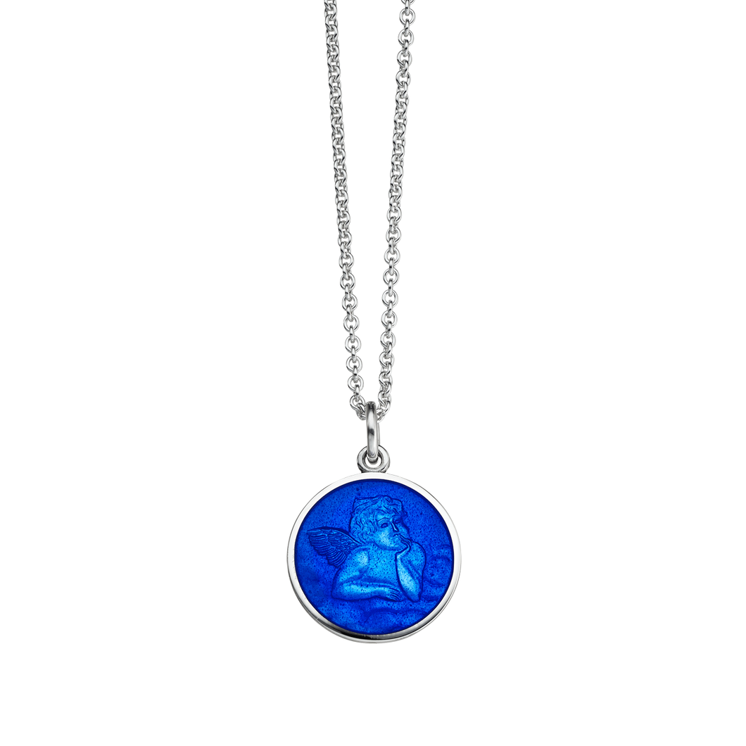Guardian Angel Small Royal Blue Pendant